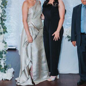 Mac Duggal One Shoulder Gown